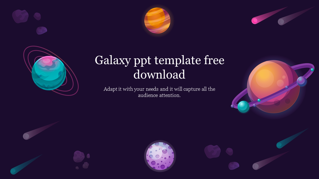 Download Free Galaxy PPT Template and Google Slides